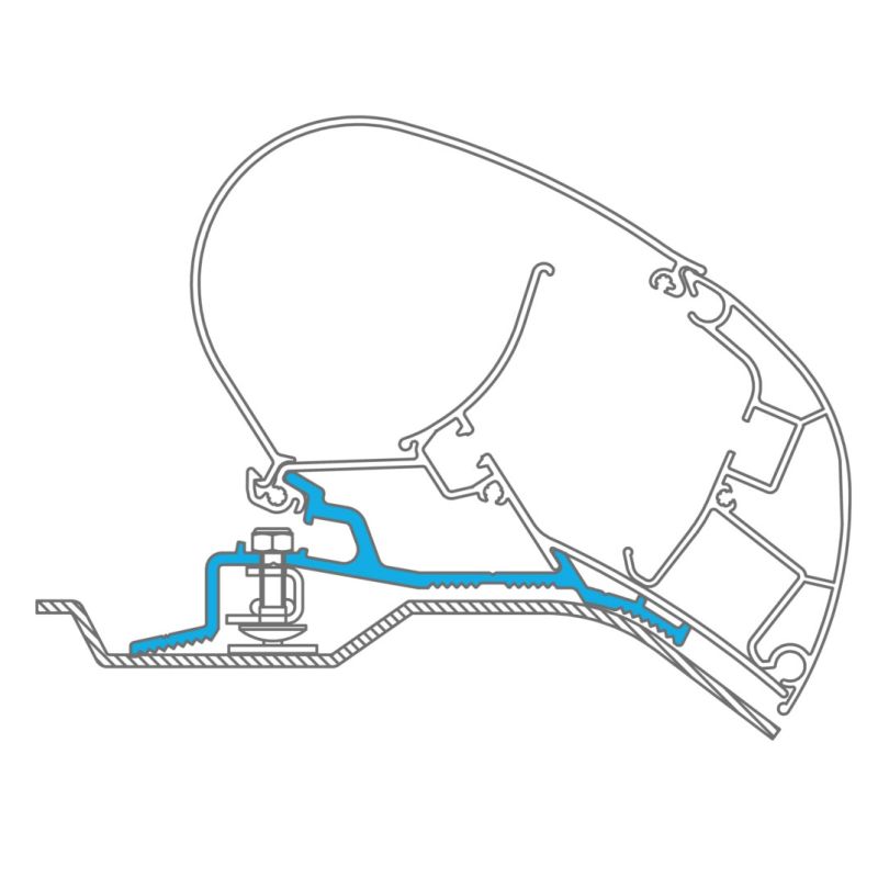 Dometic Adapter Cm Fiat Ducato H Ab F R Markise Perfect Roof