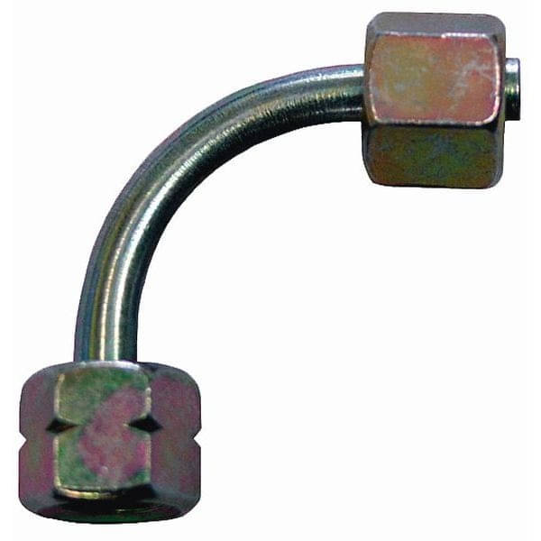 Gas Verbindungs Verschraubung winkel ¼ lks. Ueberwurf- auf 8 mm Ueberwurfmutter