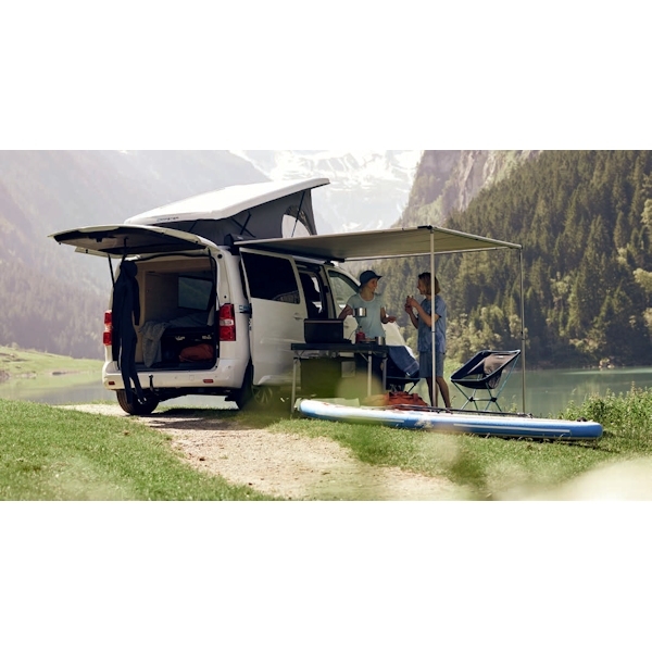 THULE Omnistor Markise 3200 230 cm Gehaeuse anthrazit Tuch Mystic-Grau - 303015