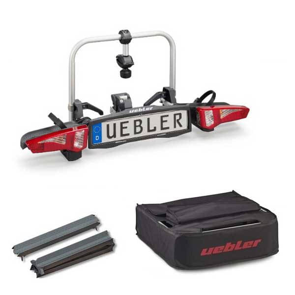 Set UEBLER F14 Fahrradtraeger 15940 1 Rad faltbar inkl. Tasche und Auffahrschiene