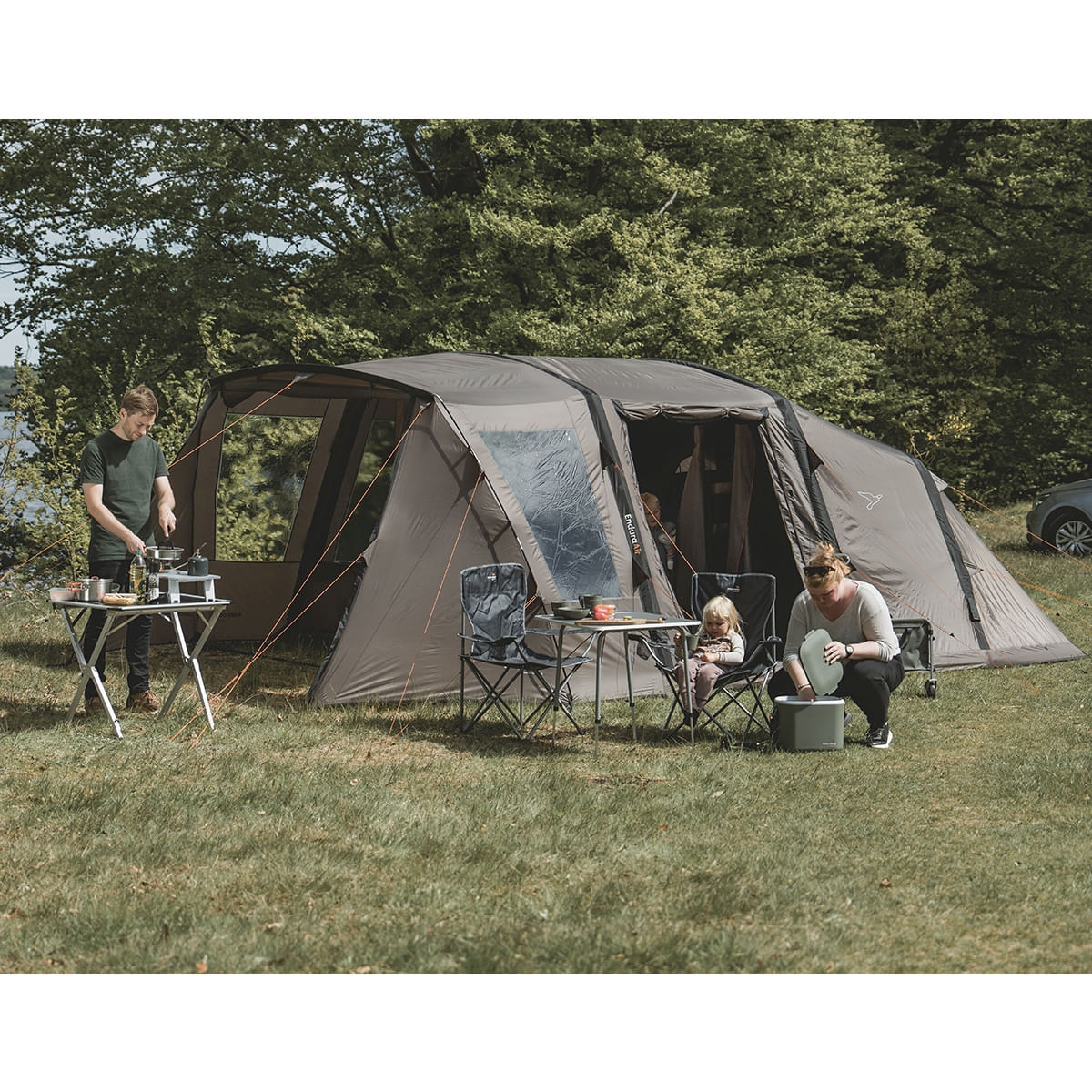 Easy Camp aufblasbares Familienzelt Kullen 6 Air - 120520