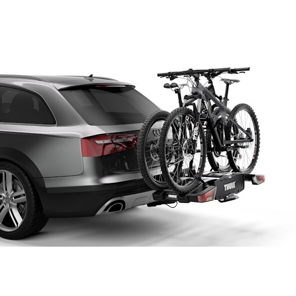 THULE 933 EasyFold XT 2 933107 Fahrradtraeger black inkl. Rampe 933401 und Tasche 931100