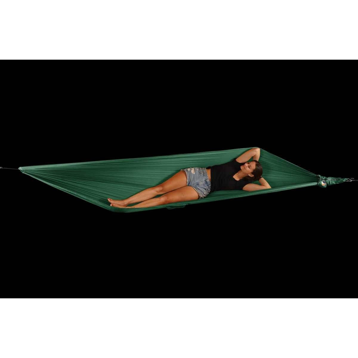 TICKET TO THE MOON Compact Hammock Haengematte Dark Green inkl. Lightest Straps - TMC05 TMLSTRAP