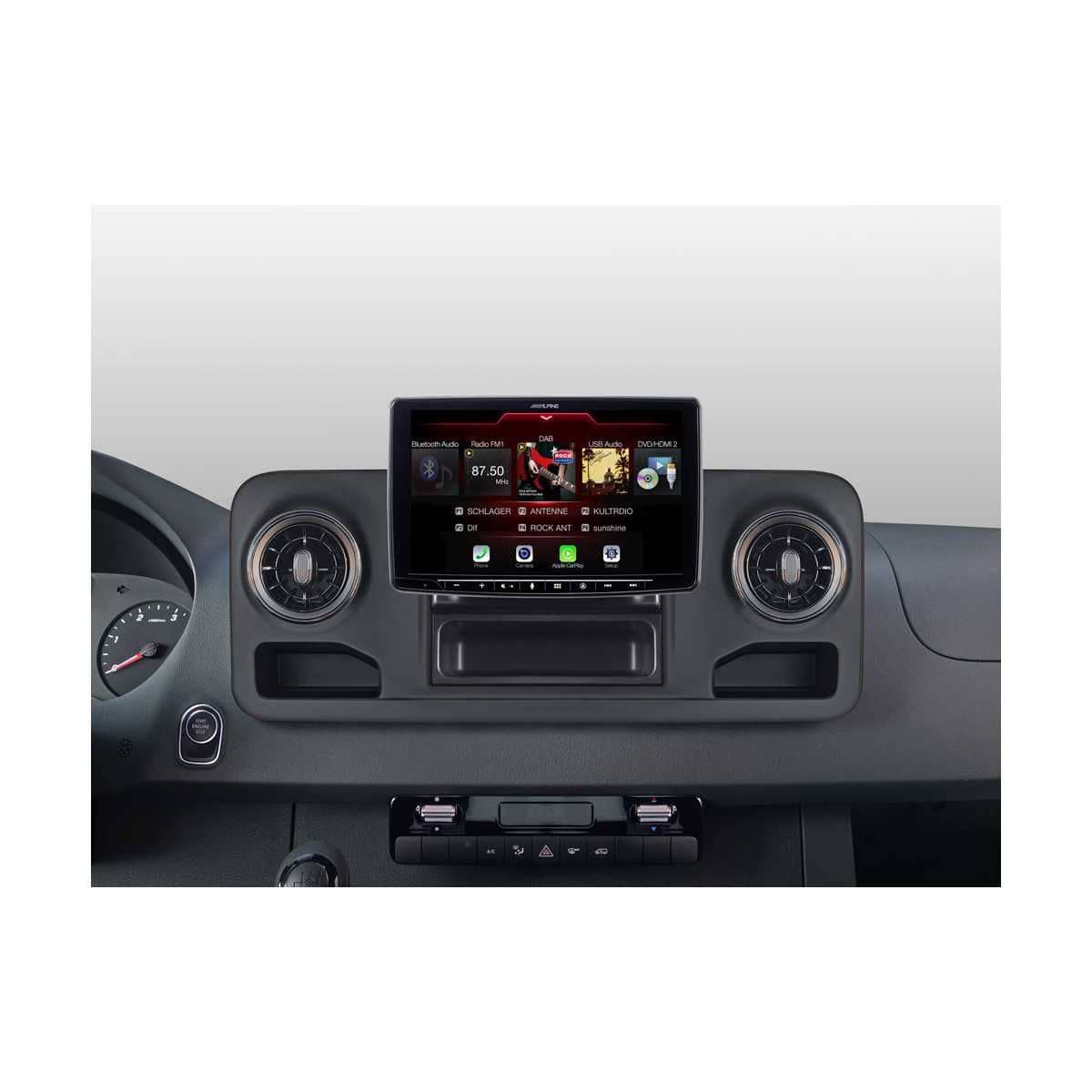ALPINE Navigationssystem MB Sprinter 907-910 INE-F904S907-SET