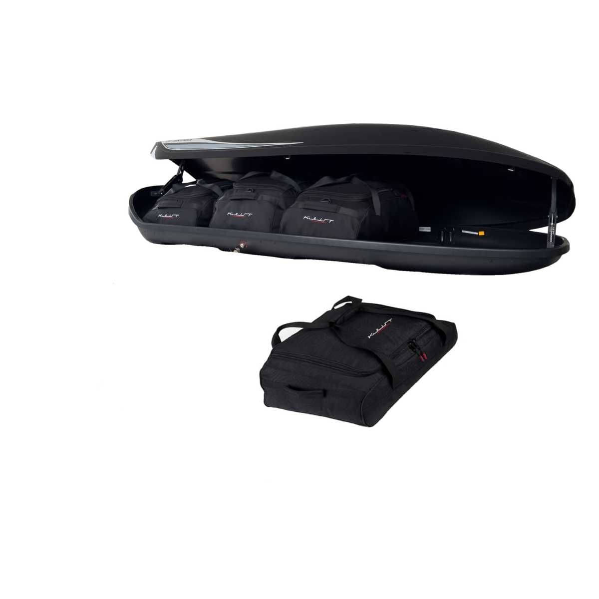 KJUST Dachboxen Taschen Set fuer Dachbox SKODA 5L6071175 380L 4er-Set - 13186