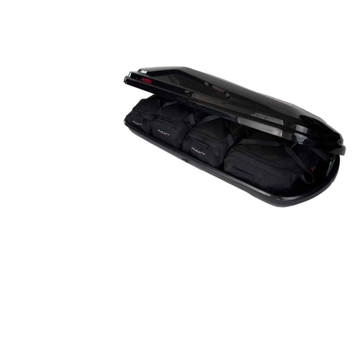 KJUST Dachboxen Taschen Set fuer Dachbox MONTBLANC ALTITUDE 350 4er-Set - 13184
