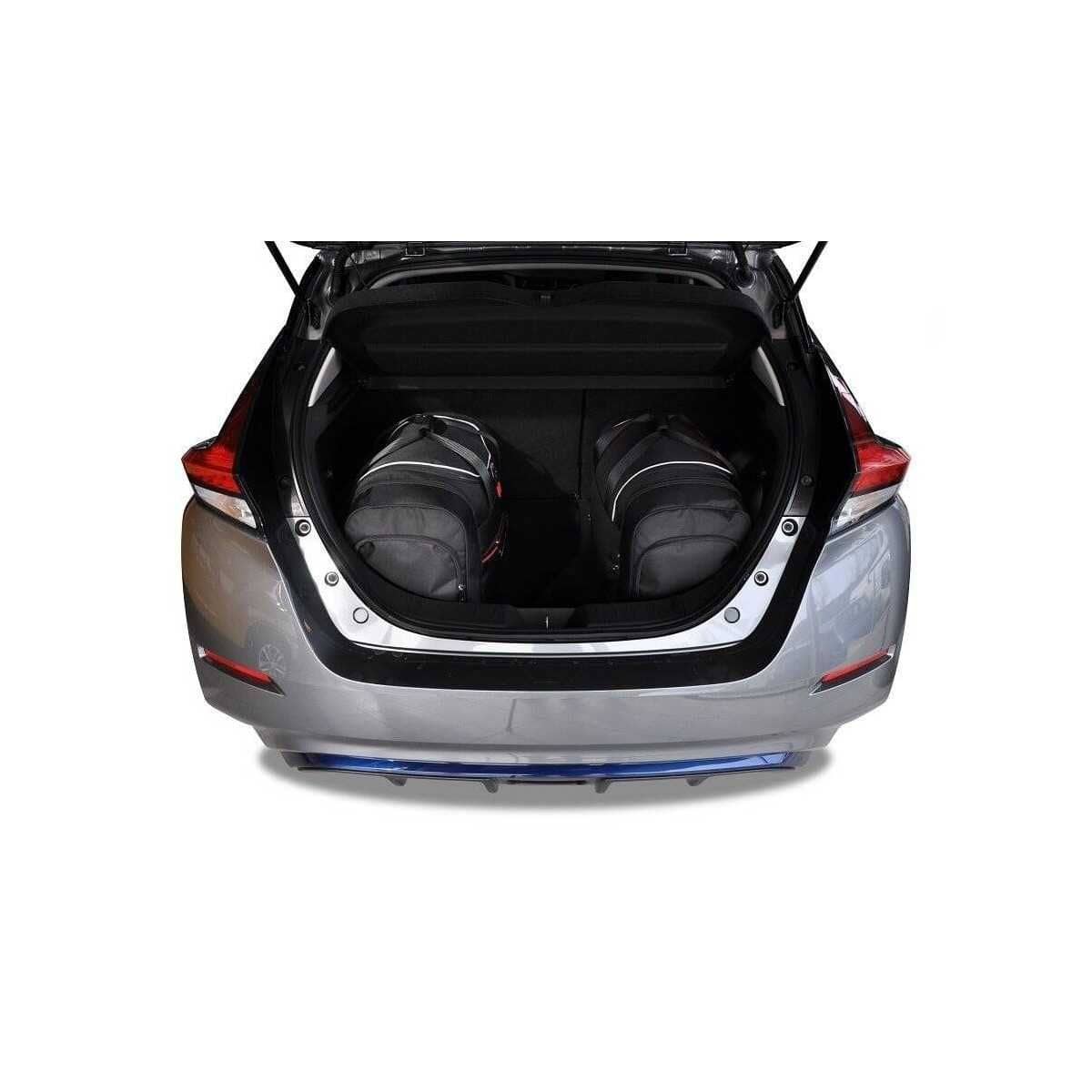 KJUST Kofferraum Taschen Set fuer NISSAN LEAF ELECTRIC ab Bj. 2017 4er-Set - 7030016