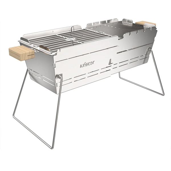 Knister Grill Premium Holzkohlegrill Edelstahl