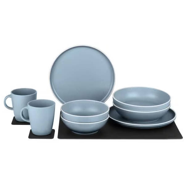 BRUNNER x SILWY DOLOMIT MAGNETIC ANTISLIP Geschirr-Set Blau 11-tlg- - 0842050N.C28