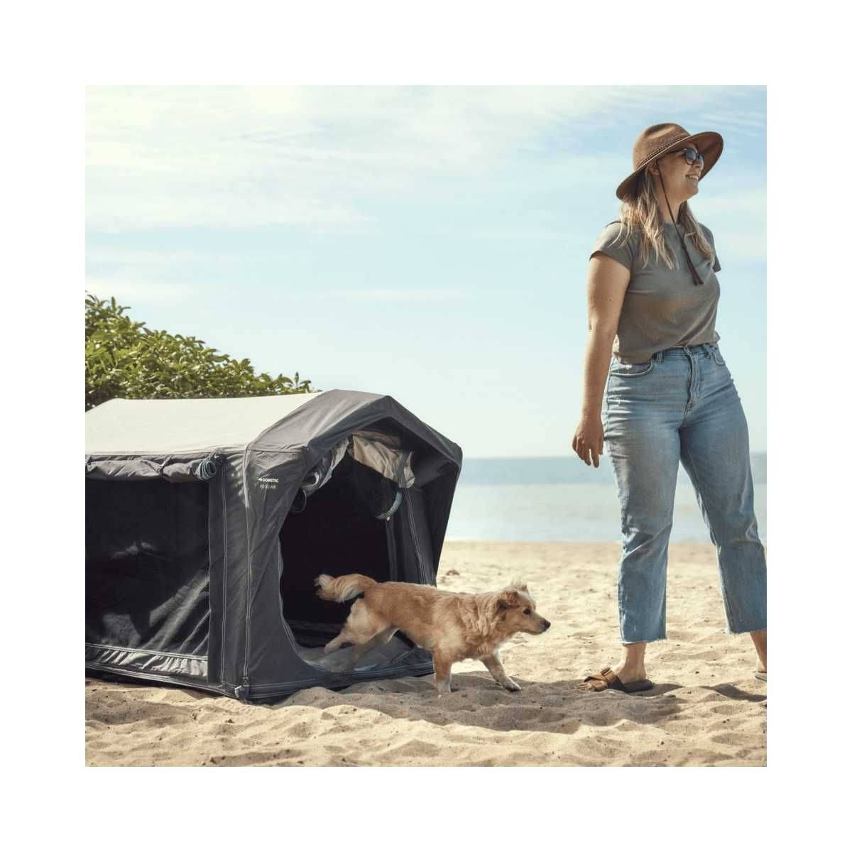 DOMETIC aufblasbare Hundehuette K90 80 AIR- 80x120 cm- Hoehe 80 cm - 9120001970