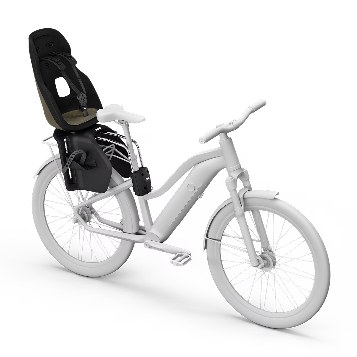 THULE Yepp Nexxt 2 Maxi Fahrradkindersitz Rahmemontage Deep Khaki - 12081203