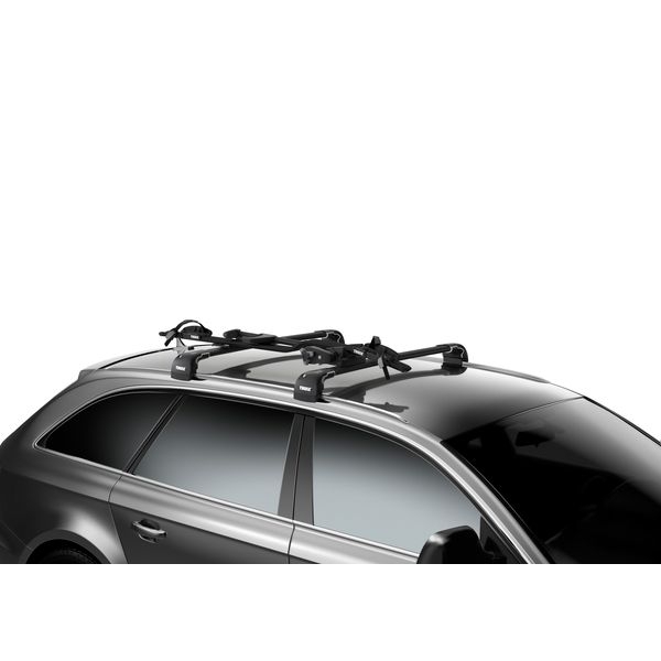 THULE 598 ProRide Fahrradtraeger Dach schwarz 2er Set Spar-Pack