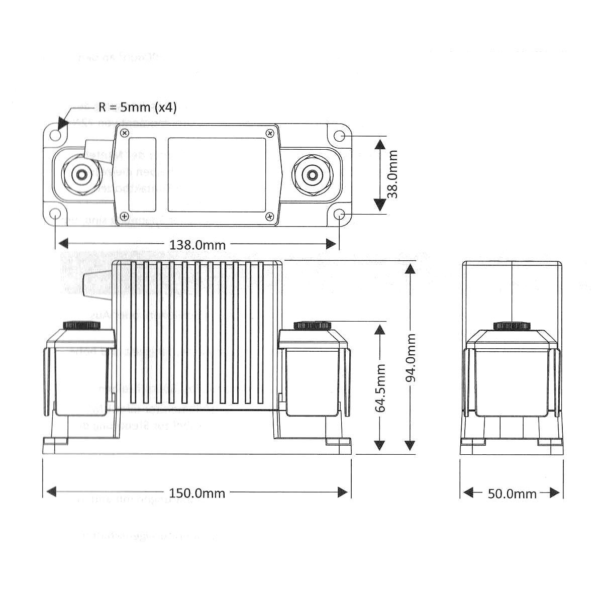 SUPER B Relais TBS RBS 12V 500A - BAT-SB-TBS12V500A