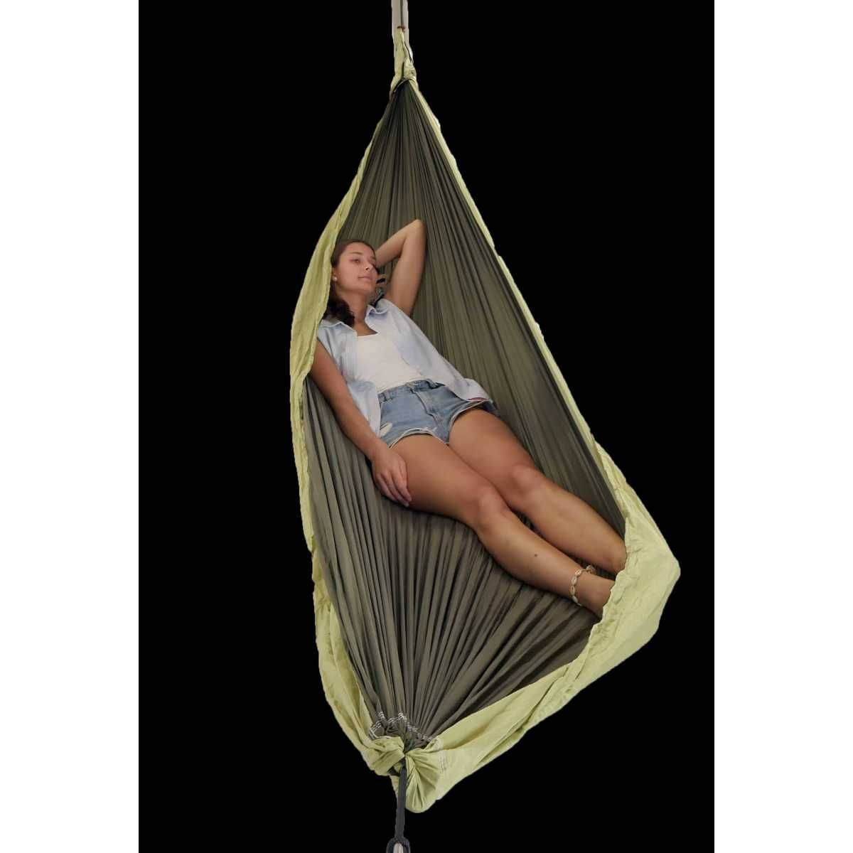 TICKET TO THE MOON Original Hammock Haengematte Army Green - Green Apple inkl. Moon Straps - TMO2475 TMSTRAP