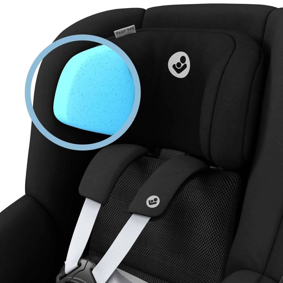 MAXI-COSI Kindersitz Babyschale PEARL 360 Authentic Black - 8045671111