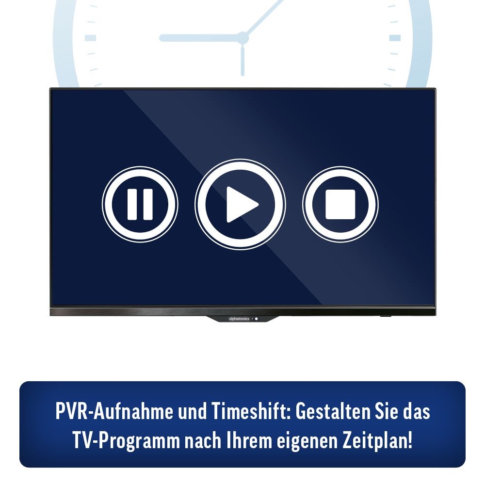 ALPHATRONICS SL-27 DW SMART TV 27- -68 cm- Triple Tuner- DVD- BT 5.0- schwarz - 990974