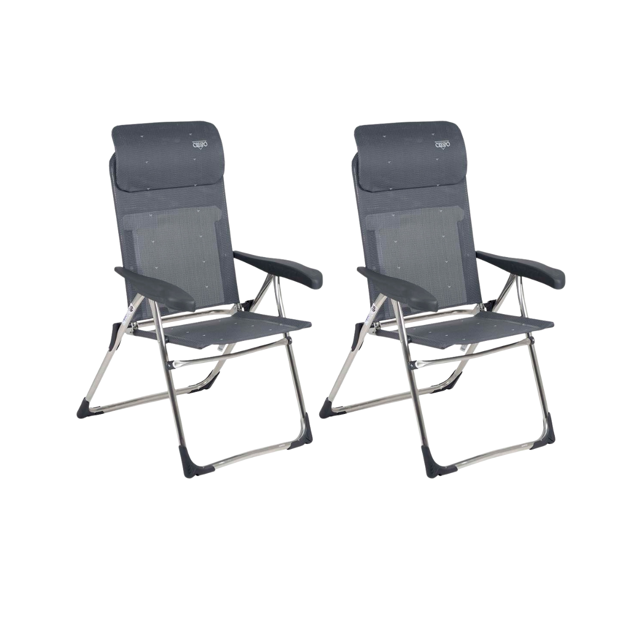 CRESPO Campingstuhl Classic Compact AL-213-C-40 anthrazit 2er-Set - 1104970