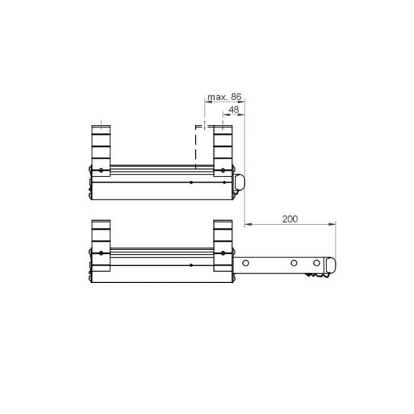 Thule Slide-Out Step Manual - 400 - 307564 - Einstiegstufe THULE Slide Out Step 400 Manual