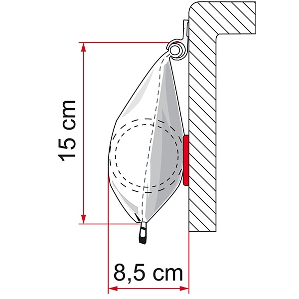 FIAMMA Caravanstore ZIP XL 440 cm Royal grey Markise und Vorzelt Komplettset - bestehend aus Fiamma Art-Nr. 06771G02R und 08363-02- und 08364G01-