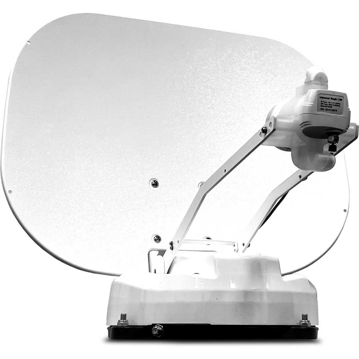 SELFSAT Sat-Antenne CARAVAN PLUS Twin-LNB Weiss - 13707