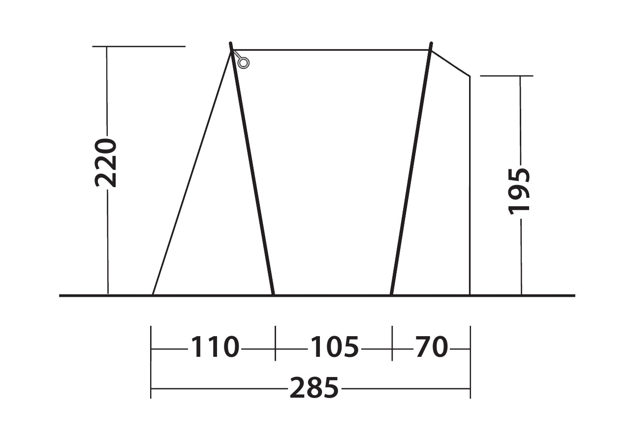 Outwell Busvorzelt Dunecrest L - 111399