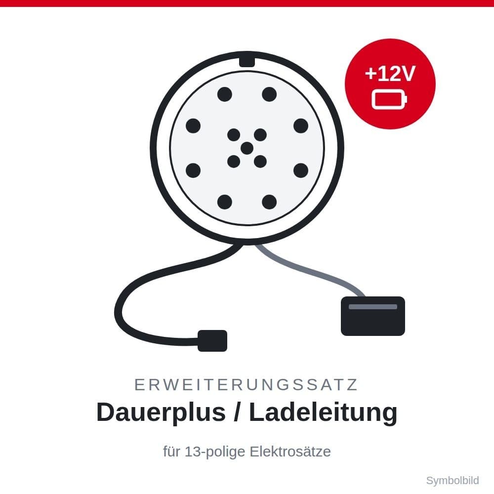 JAEGER Erweiterungssatz Dauerplus/Ladeleitung für E-Satz 13-polig 22400531 JAEGER Erweiterungssatz Dauerplus-Ladeleitung fuer E-Satz 13-polig 22400531