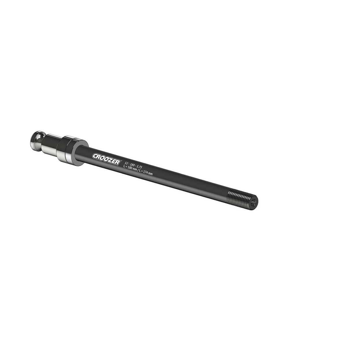 CROOZER Steckachskupplung Gewindesteigung 1.75 - Laenge 174-180 mm- 10 mm Sockel - 122500718