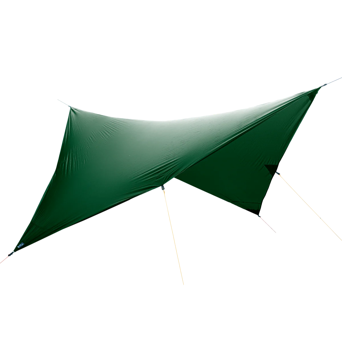 TICKET TO THE MOON Lightest Tarp Sil-Nylon Ultralight Hammock Tarp Forest Green - TMLTARP
