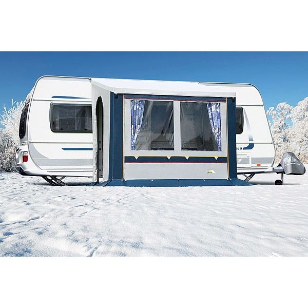 DWT Wohnwagen-Vorzelt Winter-Vorzelt CORTINA II Gr. 5 350 x 210 cm BLAU