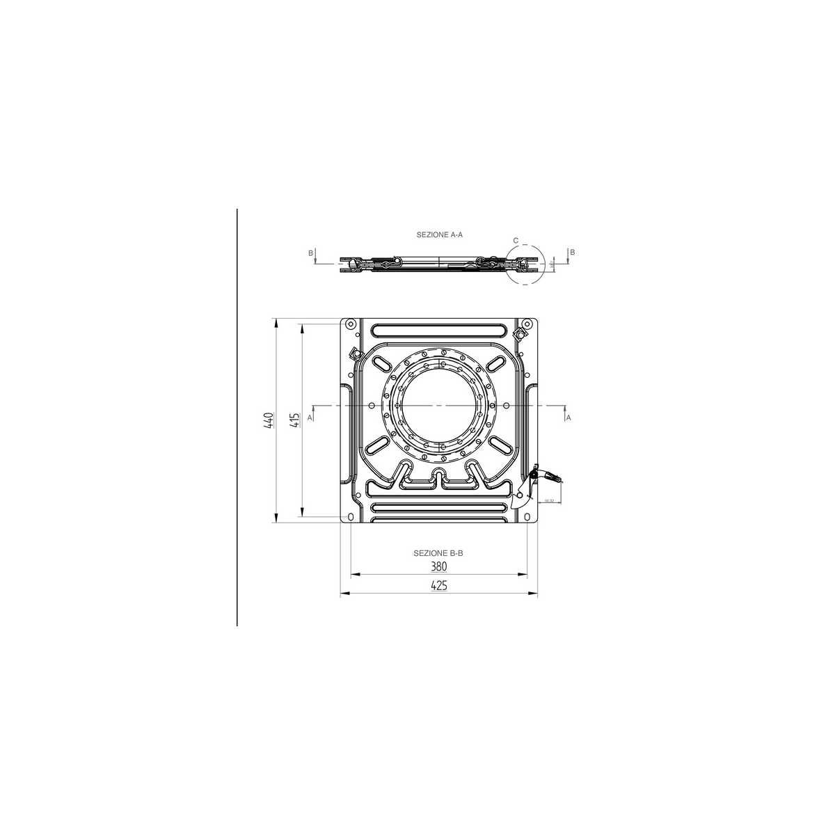 FASP Drehkonsole fuer MB Sprinter - VW LT35 Bj- 1996-2006 Original-Fahrersitz - 1305.4116SX