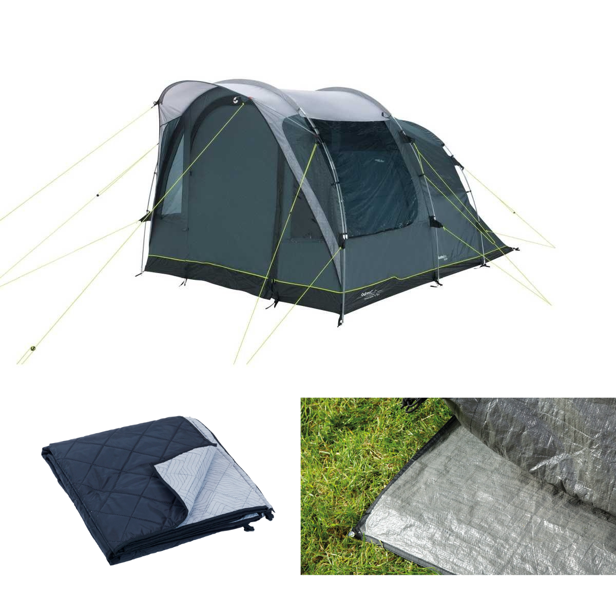 Outwell Familienzelt Sky 4 inkl. Teppich und Unterlage - 111473