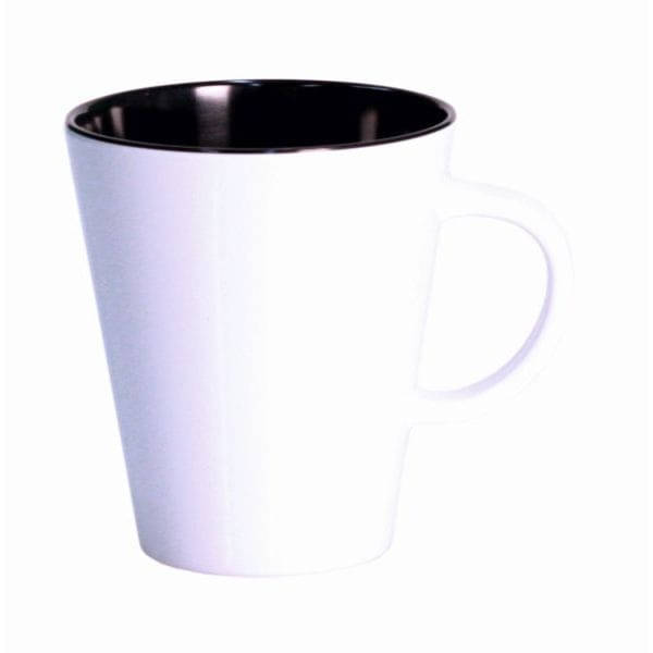 Henkelbecher GIMEX Linea weiss schwarz