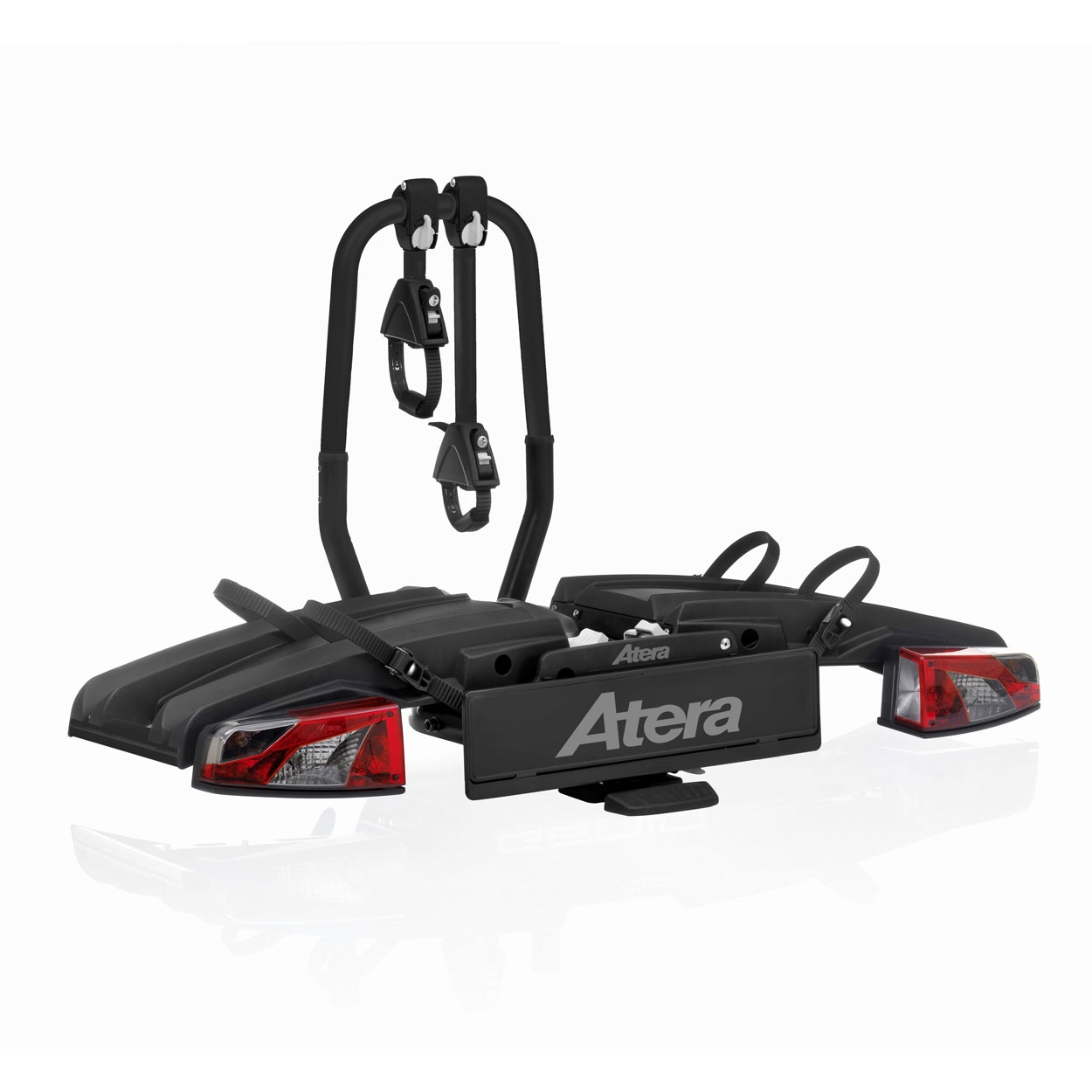 ATERA GENIO PRO Advanced 022785 Fahrradtraeger 2er Black Edition faltbar erweiterbar- Fahrradtraeger fuer die Anhaengerkupplung von ATERA aus dem Allgaeu