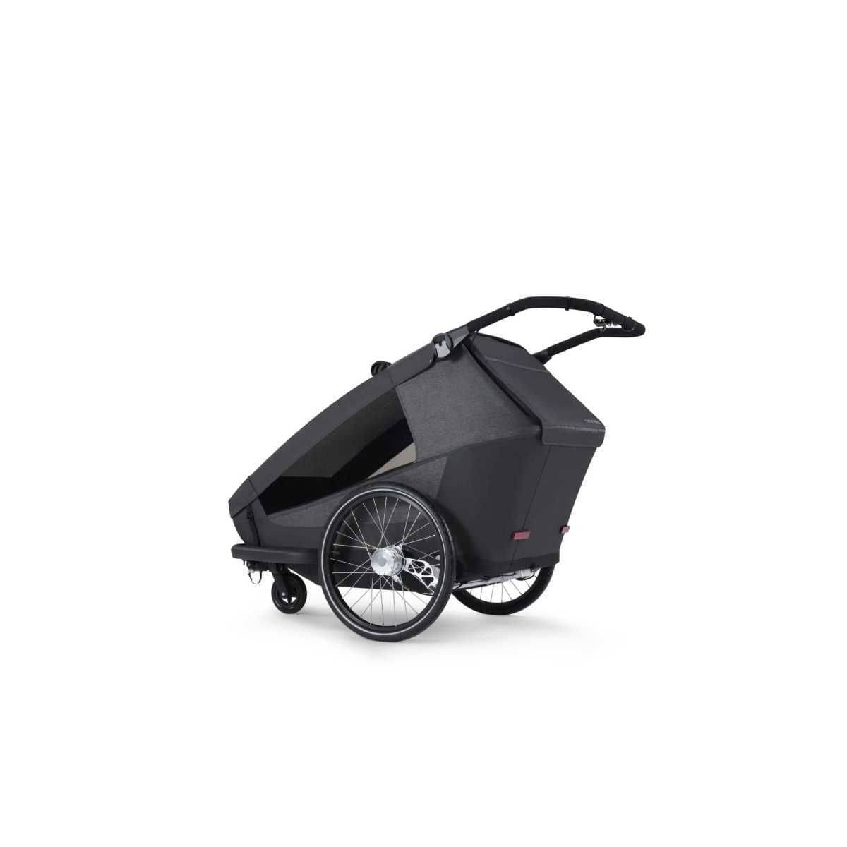 CROOZER Kinderfahrradanhaenger Kid Yuuna Moonlight Black - 121001124