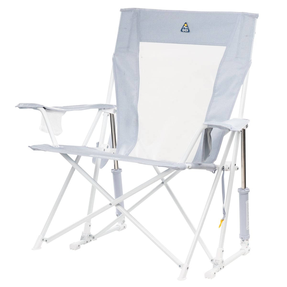 GCI faltbarer Schaukelstuhl Comfort Pro Rocker XL Heathered Light Blue - 520492