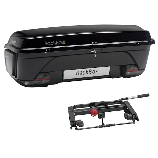 MFT 1500-S BackBox schwarz Heckbox mit BackCarrier Tragemodul euro-select