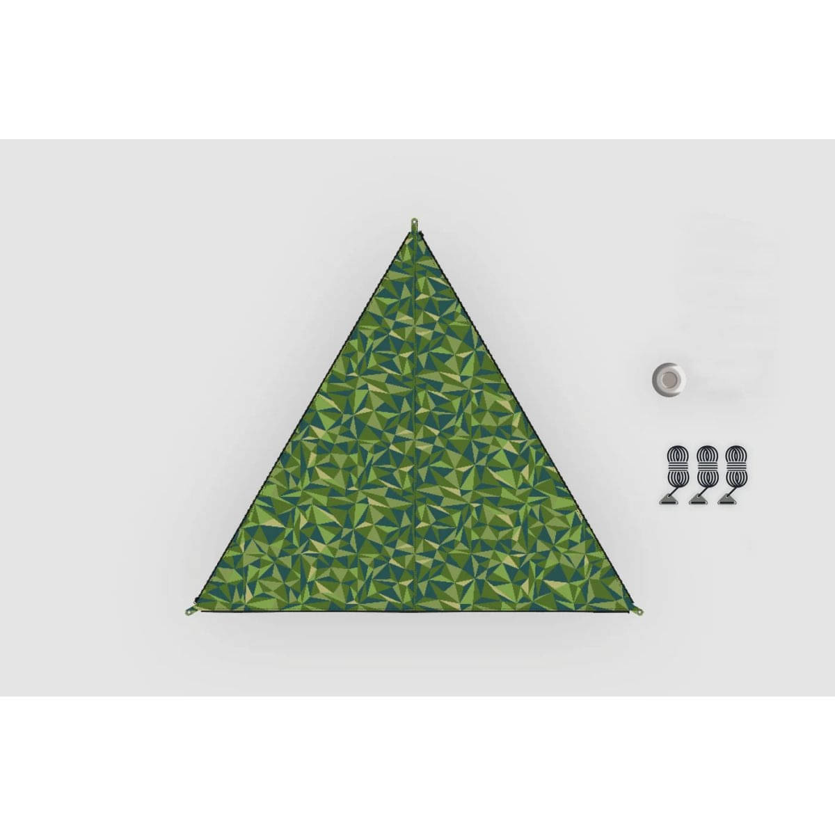 BENT Verbindbares Sonnensegel TC-Zip-Canvas Single Nature Druck Trees / RV Schwarz BENT Verbindbares Sonnensegel TC-Zip-Canvas Single Nature Druck Trees - RV Schwarz - 50240