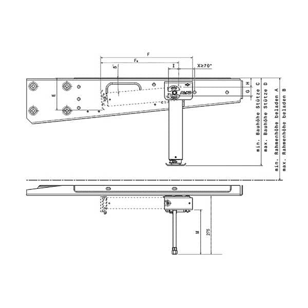 AL-KO ClickFix Kurbelstuetzen- 260-430 mm - 1239362