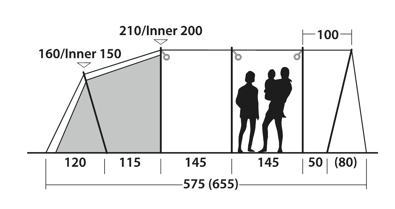 Outwell Familienzelt Greenwood 6 - 111331