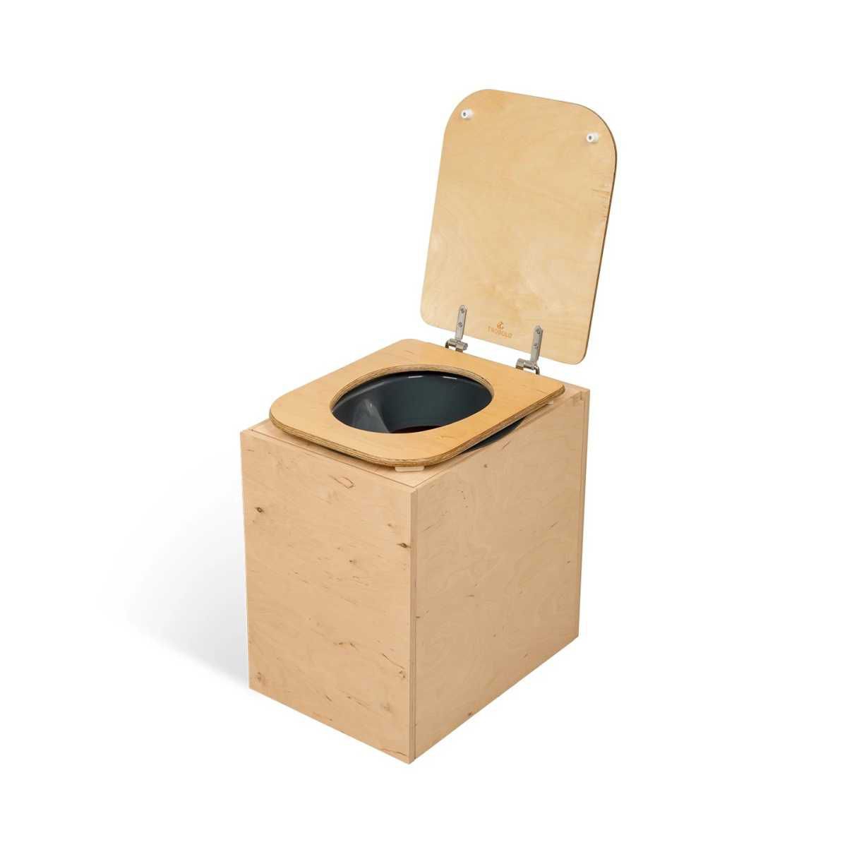 TROBOLO TeraBloem mit Holzsitz Trenntoilette - S5XX1392