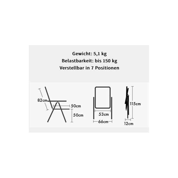 Set mit 4 Stuehlen WESTFIELD Noblesse Grande Stuhl charcoal grey - Avantgarde Series - 101-102 CG