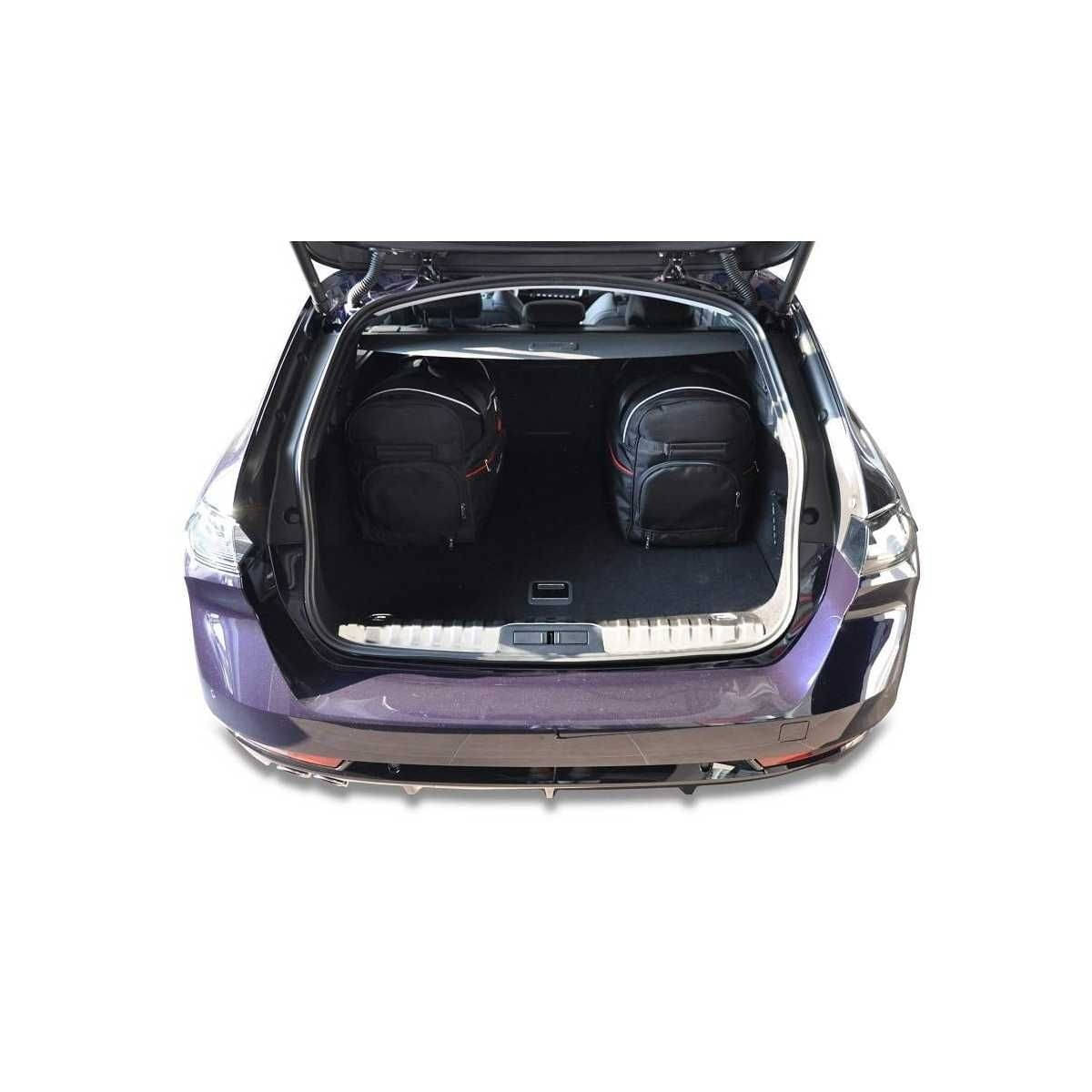 KJUST Kofferraum Taschen Set fuer PEUGEOT 508 SW HYBRID PHEV ab Bj. 2019 5er-Set - 7032029