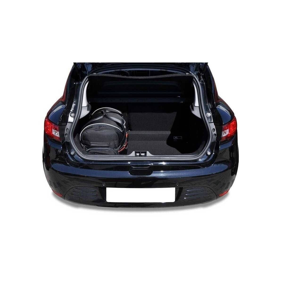 KJUST Kofferraum Taschen Set fuer RENAULT CLIO Bj. 2012-2019 3er-Set - 7034001