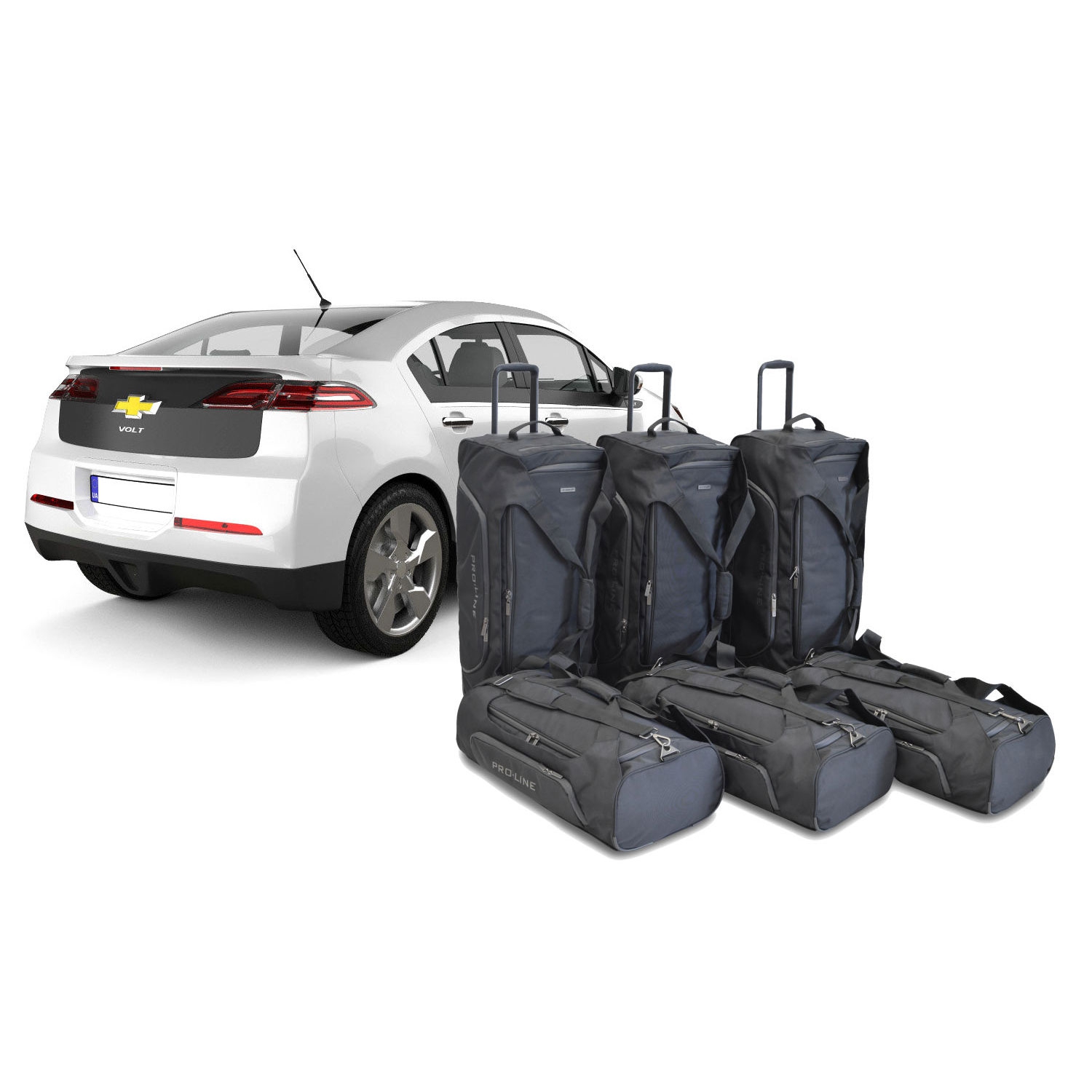 Car Bags Pro-Line C10301SP Chevrolet Volt Bj- 11-16 Reisetaschen Set- Auf Ihr Auto massgeschneidert- Das Original