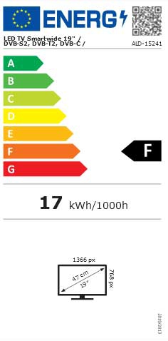 ALDEN LED-TV 19 Zoll Smartwide - ALD-15241