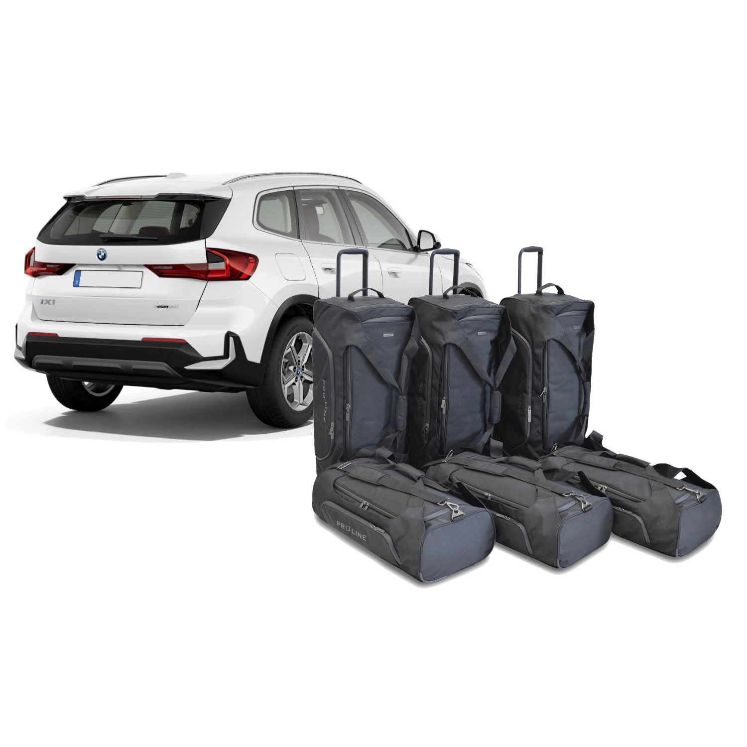 Car Bags Pro-Line B16601SP MW iX1 Bj- 22- Reisetaschen Set- Auf Ihr Auto massgeschneidert- Das Original