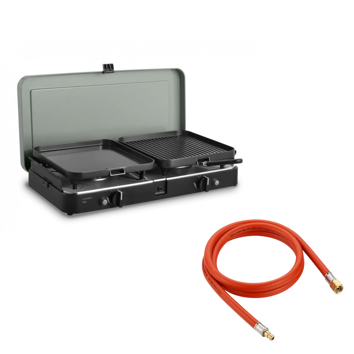 CADAC 2 Cook 3 Pro Deluxe 30 mbar inkl. Schlauch Gas-Aussensteckdose 300 cm - 203P1-20-EF 8524