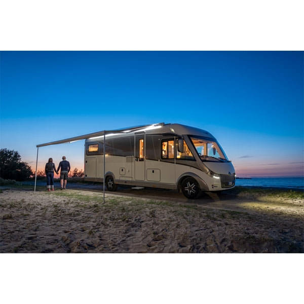 Markise FIAMMA F80 L 550 Royal grey Gehaeuse weiss 07840L03R