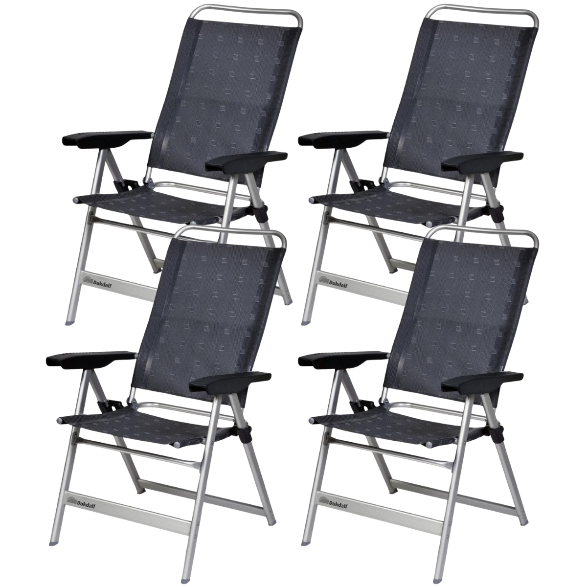 DUKDALF Stuhl Dynamic anthrazit 4er-Set - 41-00-0677.4