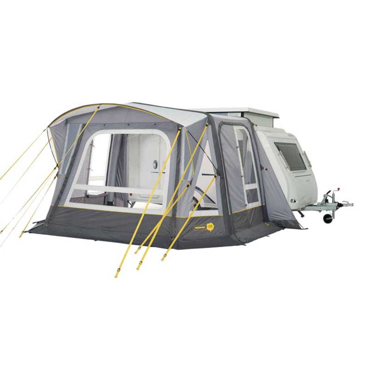 TRIGANO aufblasbares Wohnwagen-Vorzelt INDIANA, 390 x 250 cm, Anbauhöhe 180-220 cm TRIGANO aufblasbares Wohnwagen-Vorzelt INDIANA- 390 x 250 cm- Anbauhoehe 180-220 cm - M-7621-2